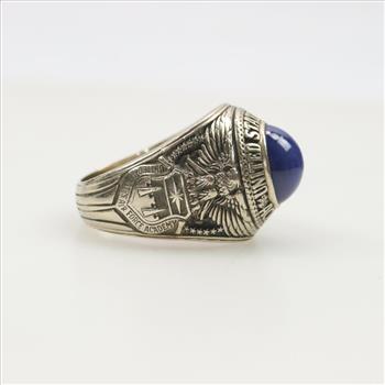 14kt White Gold Star Sapphire Class Ring