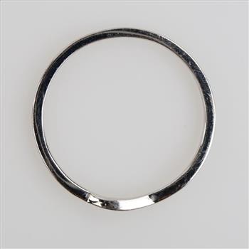 14kt White Gold Wave Enhancer Band