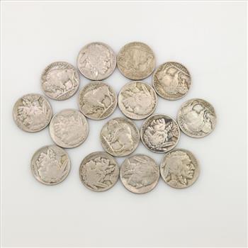 15 Buffalo Nickels