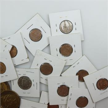 15+ Foreign Coins And Tokens