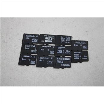 15 Microchips And Adapter, 8,16,32,128 Gb