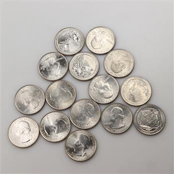 15 US America The Beautiful Quarters
