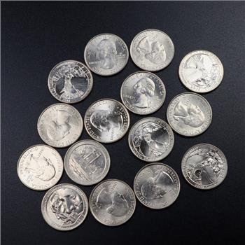 15 US America The Beautiful Quarters