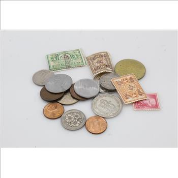 15+ US & Foreign Currency/Token And Stamps