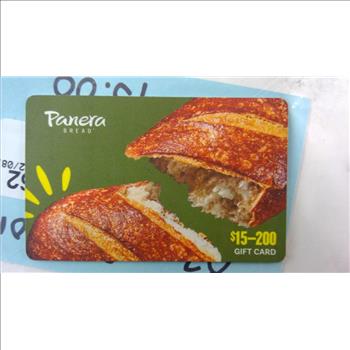 $15.00 Panera Bread Gift Card Balance