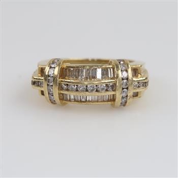 1.58cts TW Diamond 14kt Gold Band
