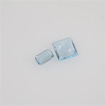 1.60ct Blue Topaz Stones, 2 Stones