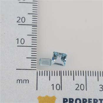 1.60ct Blue Topaz Stones, 2 Stones