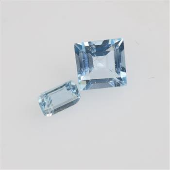 1.60ct Blue Topaz Stones, 2 Stones