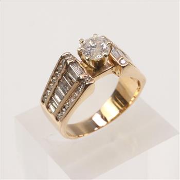 1.72ct TW Diamond 14k Rose Gold Ring - Evaluated By Independent Specialist