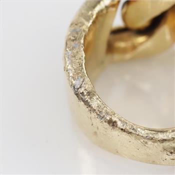 1.74cts TW Diamond 10kt GF Chain Ring