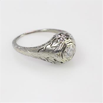 17k White Gold 2.50g Diamond Ring