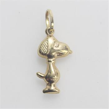 17kt Gold 0.74g Snoopy Pendant