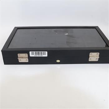 18 Pocket Watch Glass Top Display Show Case