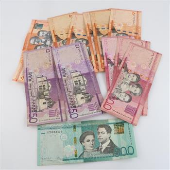 1800 Dominican Pesos, Foreign Currency