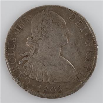 1808 Mexican Charles IV Silver 8 Reales