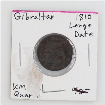 1810 Gibraltar Large Date Merchant Token