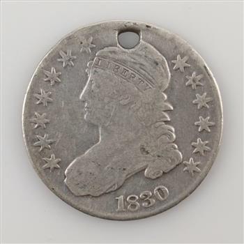1830 Capped Bust Silver Half Dollar