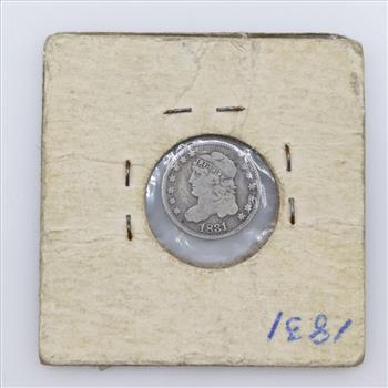 1831 Capped Bust Silver Half Dollar