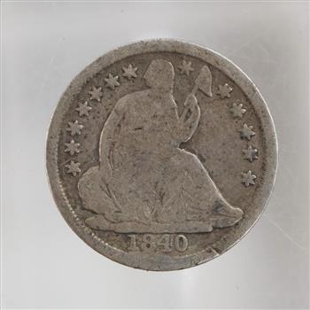 1840-O Seated Liberty Silver Half Dime