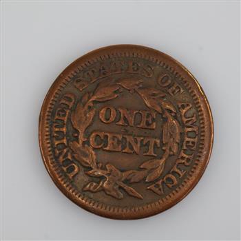 1848 US Braided Hair Large Cent