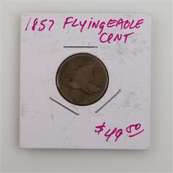 1857 US Flying Eagle One Cent
