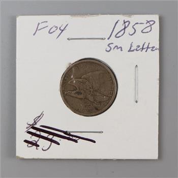 1858 US Flying Eagle Penny