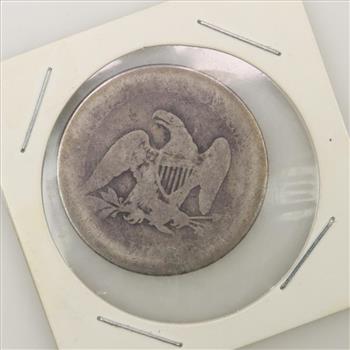 1861 Liberty Sitting Silver Dollar Coin