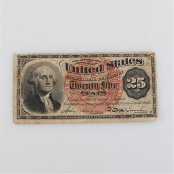 1863 US Fractional Currency 25 Cents