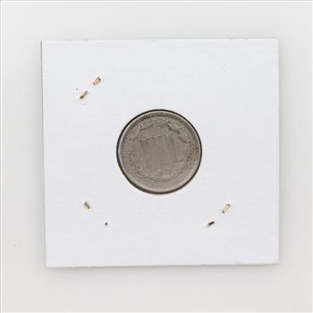 1866 US Three Cent Nickel