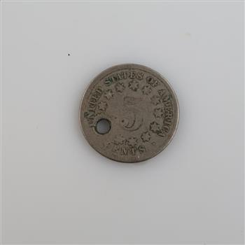 1867 US Shield Nickel