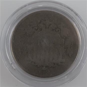 1868 US Five Cents Shield Coin