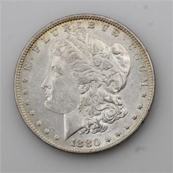 1880-O US Morgan Silver Dollar