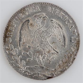 1881 Mexican Republic Silver 8 Reales