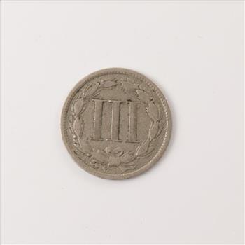 1881 US Nickel Three-cent Piece