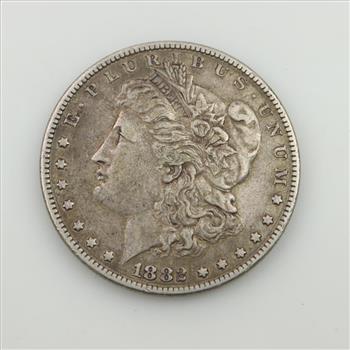 1882 Morgan Silver Dollar