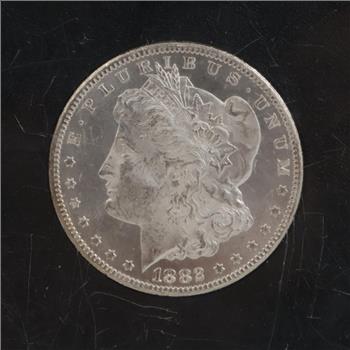 1882-CC US Morgan Silver Dollar