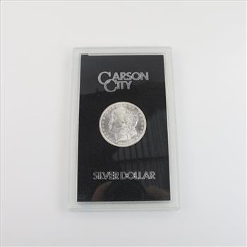 1882-CC US Morgan Silver Dollar In Case