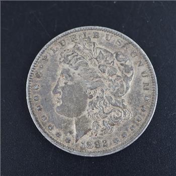 1882-O Morgan Silver Dollar