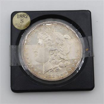 1882-S Morgan Silver Dollar