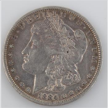 1884 Morgan Silver Dollar
