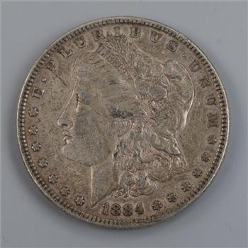 1884 US Morgan Silver Dollar