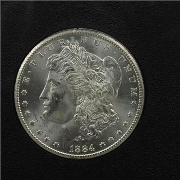 1884-CC Morgan Silver Uncirculated Dollar