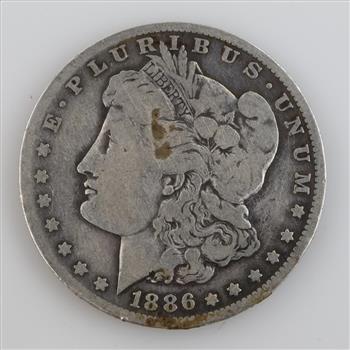 1886-O US Morgan Silver Dollar