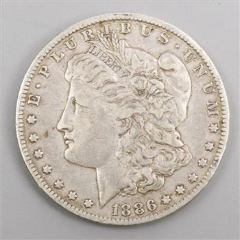 1886-O US Morgan Silver Dollar