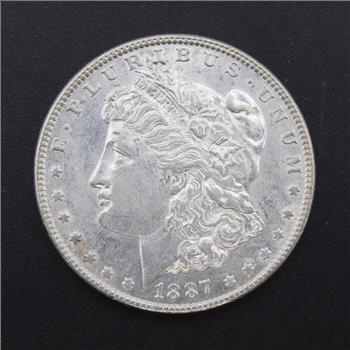 1887 Morgan Silver Dollar