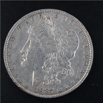 1887 Morgan Silver Dollar
