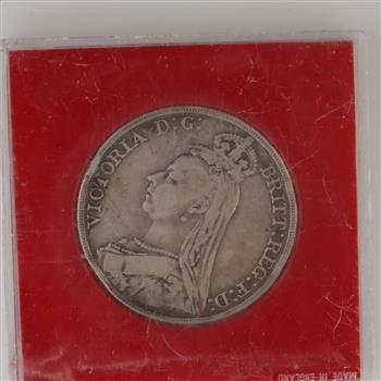 1889 United Kingdom Queen Victoria Crown Jubilee Head