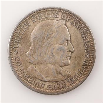 1892 Columbian Exposition Commemorative Silver Half Dollar
