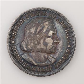 1892 World's Columbian Exposition Silver Half Dollar